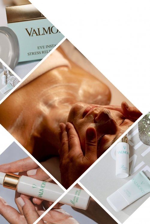 Valmont, es el especialista suizo en cosmética celular anti edad y de tratameiento. 
Valmont redescubre la riqueza de los recursos naturales suizos y las virtudes del ADN y del ARN y los factores cutáneos NMF, TGF y VEGF, esenciales para controlar los signos visibles del tiempo.
Productos únicos, Valmont y Nature by Valmont, asociados por primera vez a rituales de belleza diarios destinados a ofrecer una respuesta focalizada, perfectamente adaptada a las necesidades de cada piel, y a garantizar una eficacia visible y duradera.
Sus fórmulas se desarrollan a partir tres elementos exclusivos:

El Agua de los Glaciares: un agua pura, rica en minerales que favorece los intercambios entre los tejidos,dinamiza el metabolismo celular y estimula los sistemas de defensa natural. 
El ADN triple, (extraído de la lechaza de salmón ) reconocido por sus propiedades hidratantes,energizantes y regenerantes.
EL ARN bioactivador.